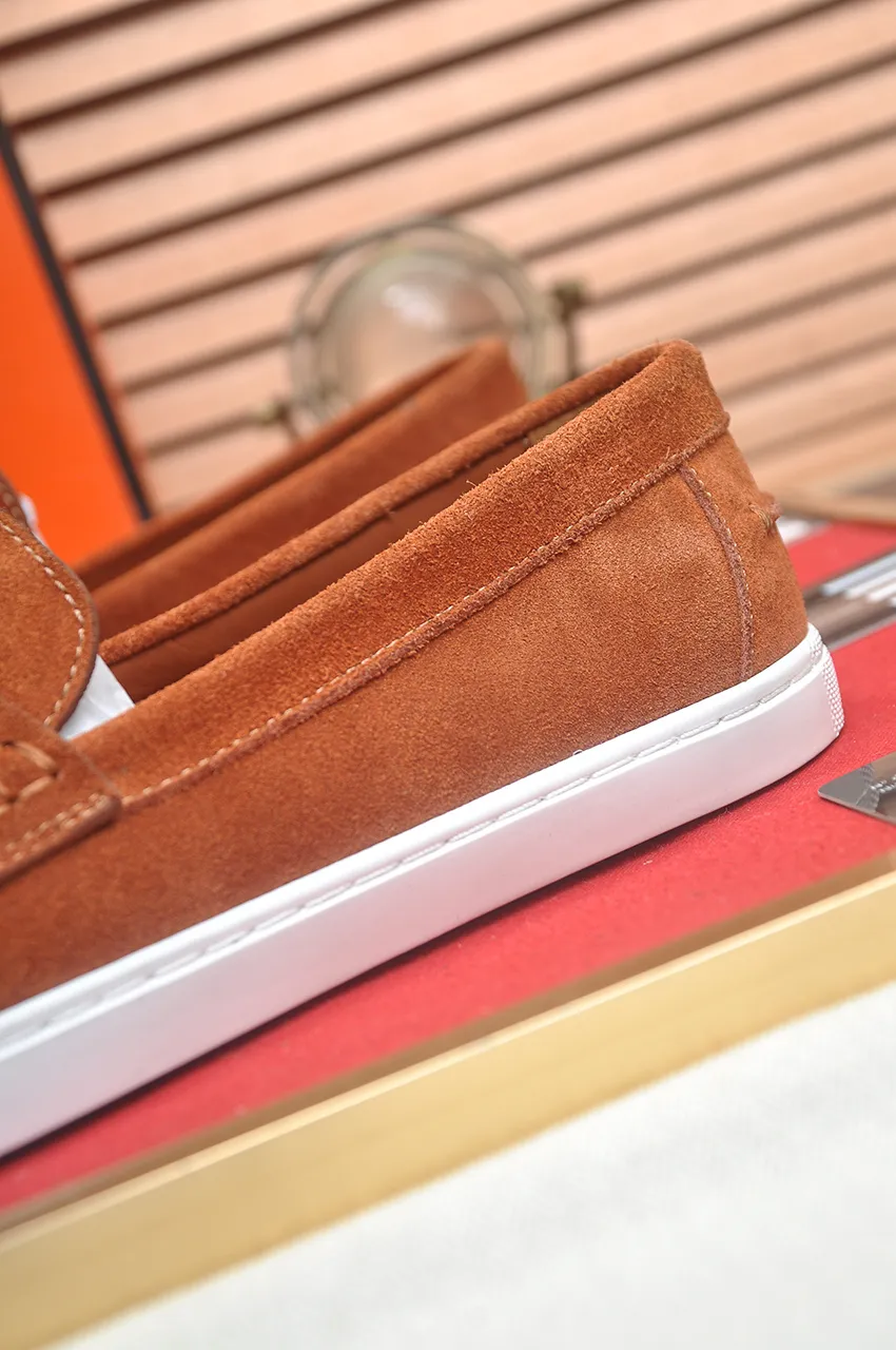 Men's shoes💰540💶[HERMES] (cowhide lining)🍀Italian top luxury🍀He does not pursue novel styles and gorgeous colors, but attracts the favor of successful men with his flawless, elegant and classic style. Formal leather shoes This very comfortable, simple and stable style allows you to easily match any style! The pattern is absolutely 1:1 refined from the original case, and we strive for excellence in materials, imported cowhide + cowhide lining💪💪💪extraordinary texture👍! .Code number: 39-45 (45 customized)